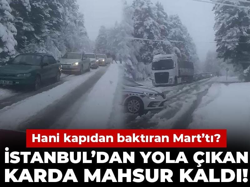 Mayıs’ta Kış Sürprizi: İstanbul’dan Yola Çıkanlar Karla Karşılaştı!