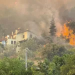 Muglada orman yangini alevler evlerle ulasti yurttaslar tahliye ediliyor 5Pn2O5Or